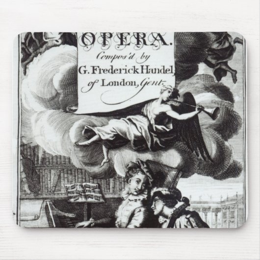 ガイウス・ユリウス・カエサルのための楽譜のカバー マウスパッド (正面)