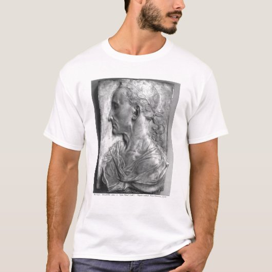 ガイウス・ユリウス・カエサルのポートレート Tシャツ (正面)