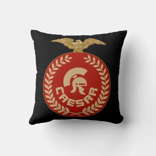 ガイウス・ユリウス・カエサルの投球枕 クッション (裏面)