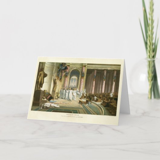 ガイウス・ユリウス・カエサルの暗殺 カード (正面)