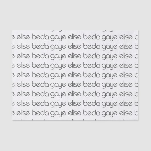 ガイエエリセベダ 薄葉紙 (正面)