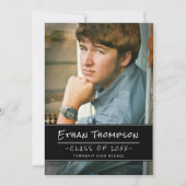 ガイカジュアル大学院写真卒業パーティー 招待状 (正面)