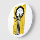 ガイガーカウンター壁時計 – CDV 700 ラージ壁時計 (傾斜)