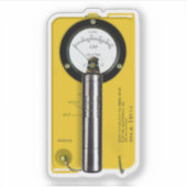 ガイガーカウンタCD V-700 シール (正面)