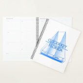 ガイガー鍵沿岸航海のセーリングセーラー プランナー手帳 (ディスプレー)