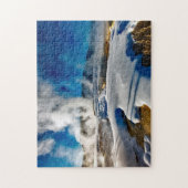 ガイザーイエローストーン。 ジグソーパズル (縦)