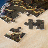 ガイザーイエローストーン。ジグソーパズル ジグソーパズル (側面)