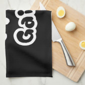 ガイジン外人 |漢字日本語日本の語 キッチンタオル (四つ折り)