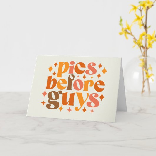 ガイズよりパイ カード (黄色い花)