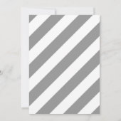 ガイターとドラムスはバイベイビーシャワー招待状 招待状 (裏面)