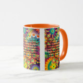 ガイダンス用祈りの言葉2 2トーンマグカップ マグカップ (正面右)