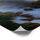 ガイドライトクリフライトハウスデジタルアートポスター ポスター (角)