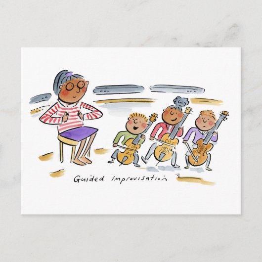 ガイド付き即興 ポストカード (正面)