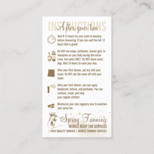 ガイド指示後の吹き付け前気にになめし 名刺 (裏面)