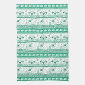 ガイド犬の物語ゴールデンパターン – 緑 –  キッチンタオル (縦)