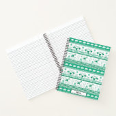 ガイド犬の物語ゴールデンパターン – 緑 –  ノートブック (内部)