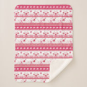 ガイド犬の物語ドイツの羊飼いパターン赤 シェルパブランケット (正面)