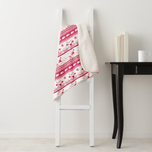 ガイド犬の物語ドイツの羊飼いパターン赤 シェルパブランケット (インサイチュ)