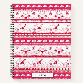 ガイド犬の物語ドイツの羊飼い – 赤 – ノートブック