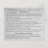 ガイド・ノートとハンドスティングでの期待の内容 チラシ (裏面)