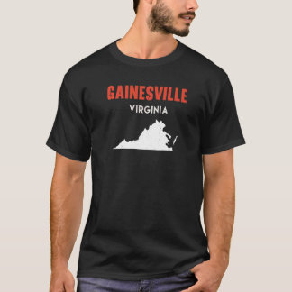 ガイネスビルバージニアUSA州アメリカトラベルビッグ Tシャツ