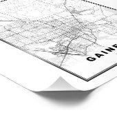 ガイネズビルの地図 フォトプリント            (角)