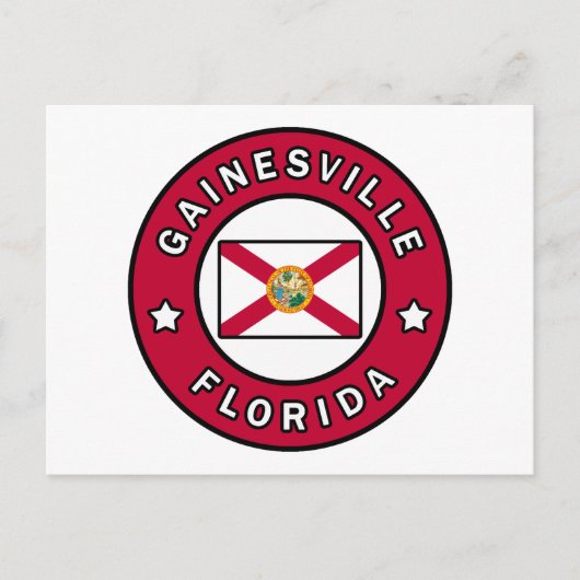 ガイネズビル・フロリダ ポストカード (正面)