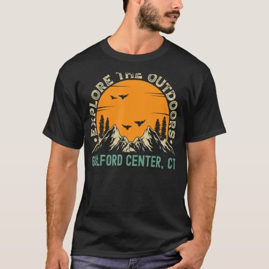 ガイフォードセンターコネチカットアウトドア Tシャツ (正面)