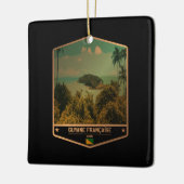 ガイフランスのナ セラミックオーナメント (左)