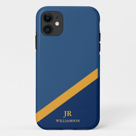 ガイモダンネイビーブルーiPhone4ケース – メイト™ Case-Mate iPhoneケース (裏面)