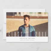 ガイモダン写真の卒業発表パーティー 招待状 (正面)