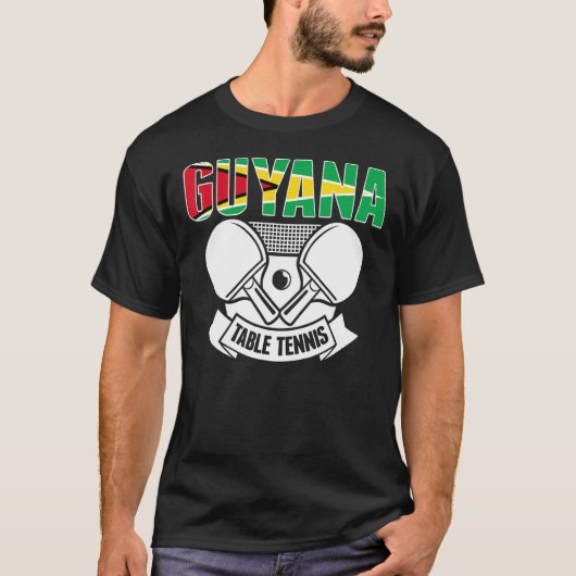 ガイヤナピンポン渓谷テーブルテニスチームSuppo Tシャツ (正面)