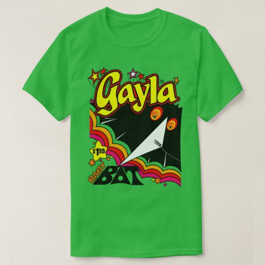 ガイラカイトベビーこうもりライト Tシャツ (デザイン正面)