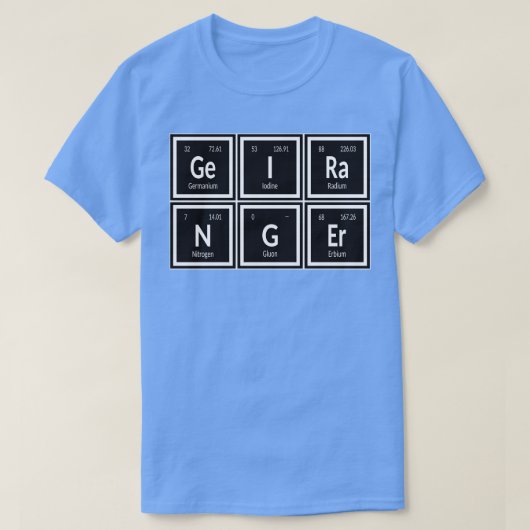 ガイランガーの要素 Tシャツ (デザイン正面)