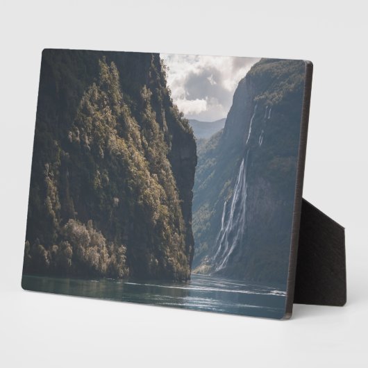 ガイランガーフィヨルドノルウェー フォトプラーク (側面)