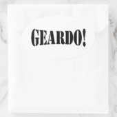 ガイルド! 楕円形シール (バッグ)