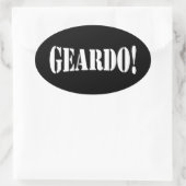 ガイルド！ 楕円形シール (バッグ)