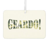 ガイルド！迷彩柄 カーエアーフレッシュナー (裏面)