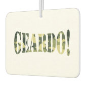 ガイルド！迷彩柄 カーエアーフレッシュナー (左)