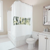 ガイルド！迷彩柄 シャワーカーテン (インサイチュ)