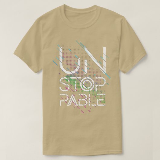 ガイレスデザイン、止められないフード付きスウェットシャツ、パワー動機 Tシャツ (デザイン正面)