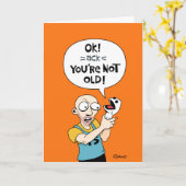 ガイ用おもしろい誕生日カード カード (黄色い花)