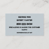 ガイ絵を描名刺 名刺 (裏面)