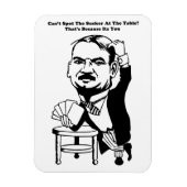 ガイ賭博トランプのポーカーカジノスクッカー引用文アートポステ マグネット (縦)