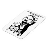 ガイ賭博トランプのポーカーカジノスクッカー引用文アートポステ マグネット (左側)