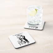 ガイ賭博トランプのポーカー引用文アート コースター (右側)
