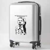 ガイ賭博トランプのポーカー引用文アート シール (スーツケース)