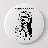 ガイ賭博トランプのポーカー引用文アート 缶バッジ (正面)