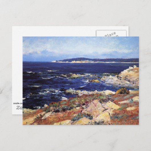 ガイ・オーランド・ローズによるカーメル・シー・スケープ ポストカード (正面/裏面)