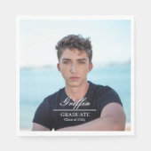 ガイ・グラーモダンド大学院カスタム写真 スタンダードランチョンナプキン (正面)